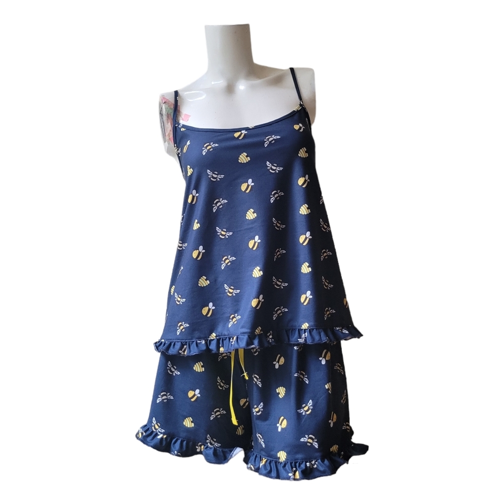 Lettuce Trim Bee Pajama Set